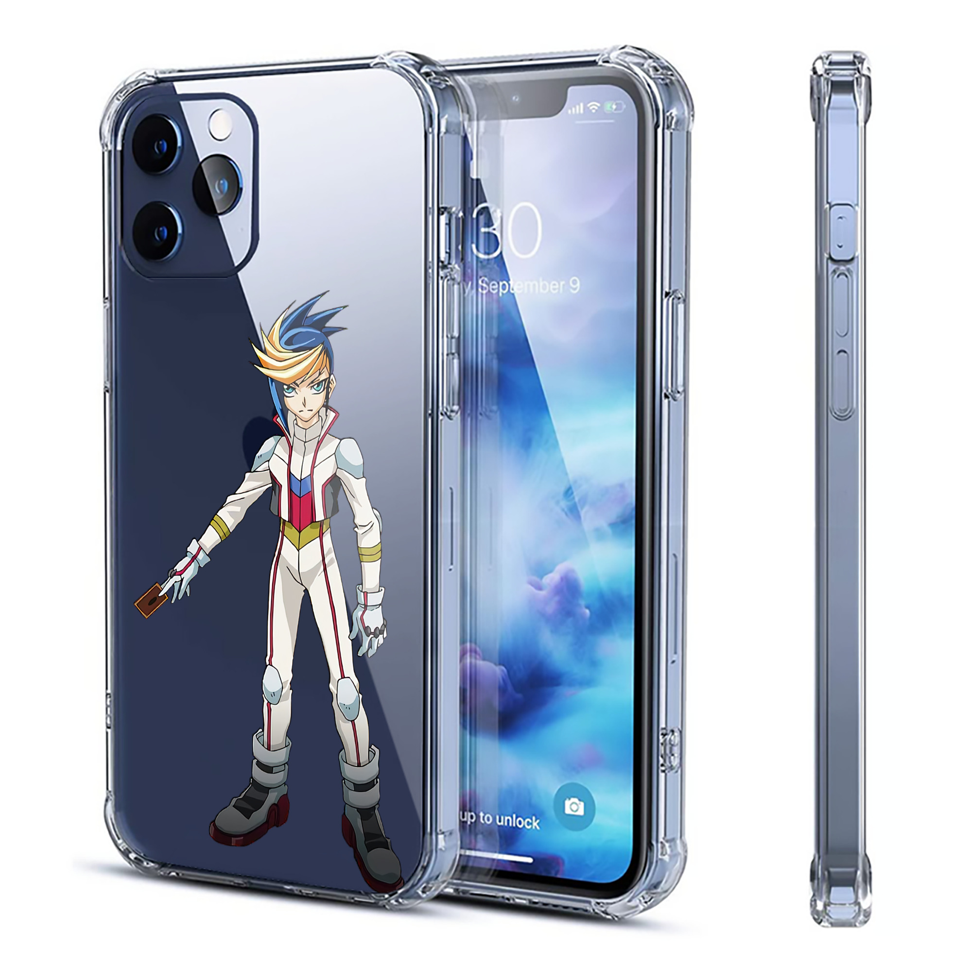（画像用） 遊☆戯☆王 Yu-Gi-Oh! 【iPhone 12シリーズ対応】透明スマホケース（クリアソフトケース）